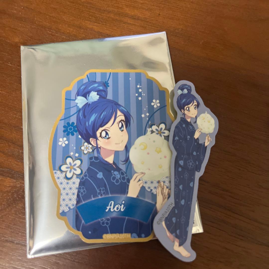 アイカツ】缶バッジ&ステッカー おうちdeサマーパーティ霧矢あおい