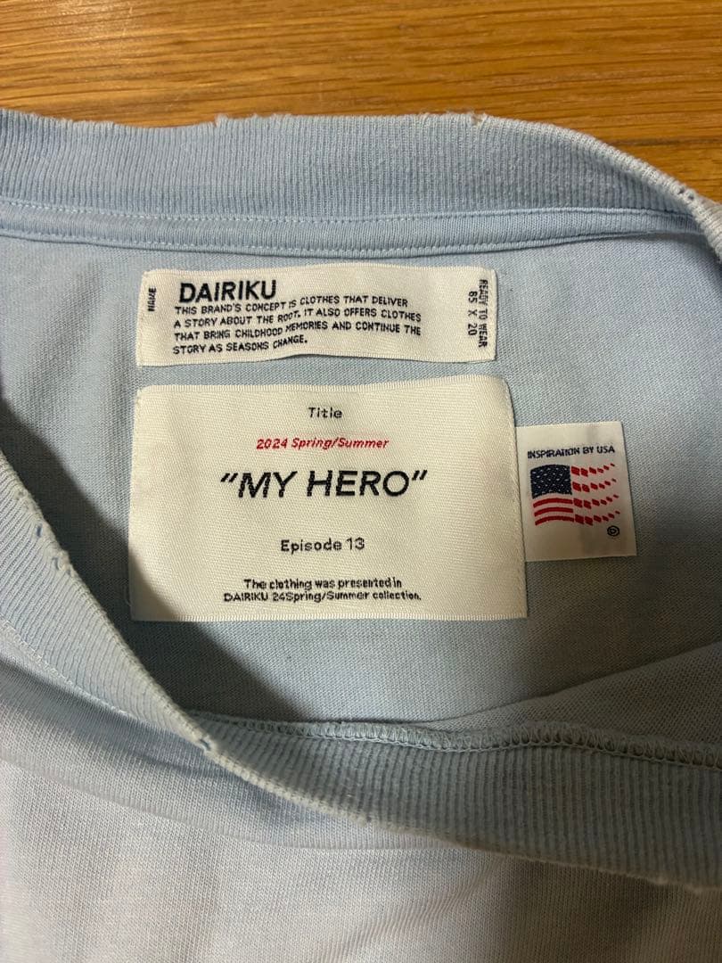 DAIRIKU “AMERICA“ Vintage Sunburn Tee