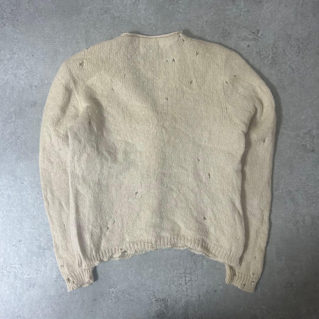 ド*ム様 60s mohaircardigan クリーム 毛足普通 BRENT トップス 60s