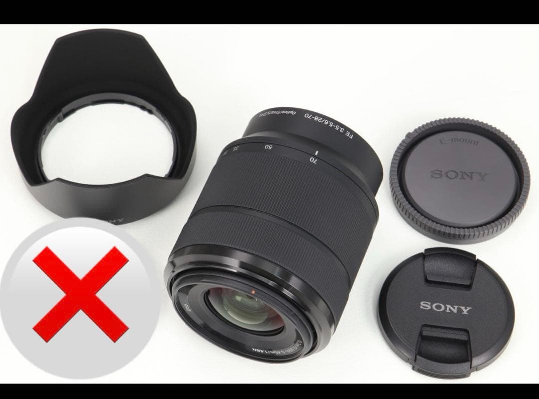 Sony FE 28-70mm F3.5-5.6 OSS ズーム　フィルター付き