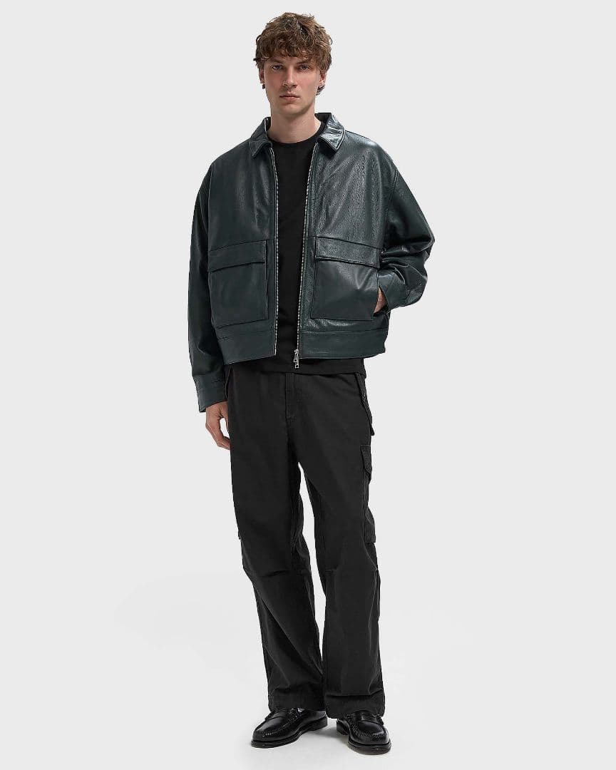 EDWIN DOGMA LEATHER JKT エドウィン レーザジャケット M