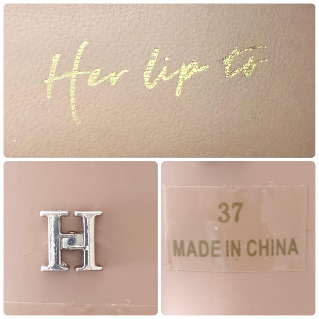 美品★Her lip to ハーリップトゥ パンプス ストラップ 23.5cm