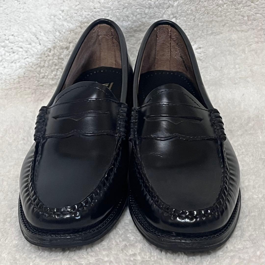 【G.H.BASS】美品 ローファー ブラック レザー