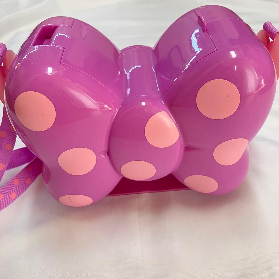 ミニー ディズニー デイジー リボン ポップコーンバケット ピンク