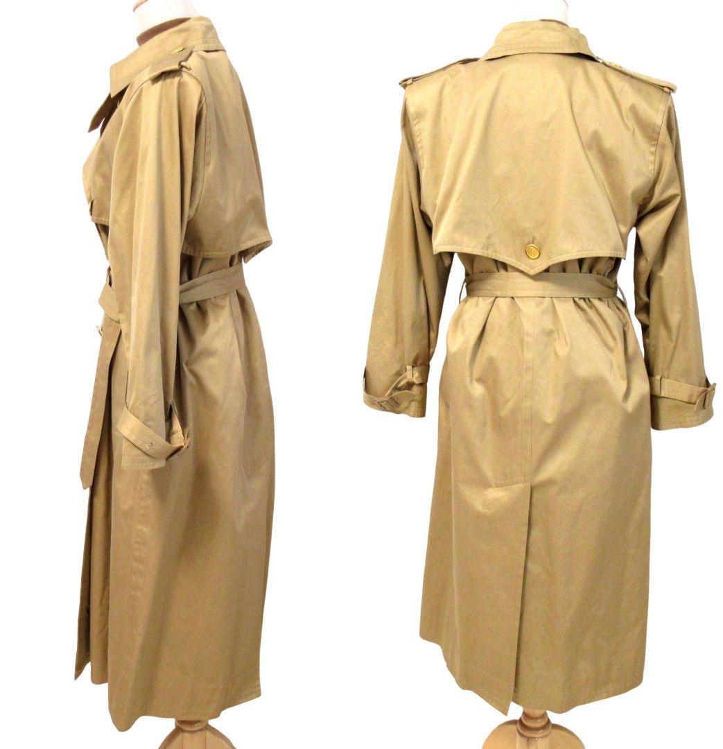 154 イヴサンローラン トレンチコート ライナー付き Mサイズ 金ボタン