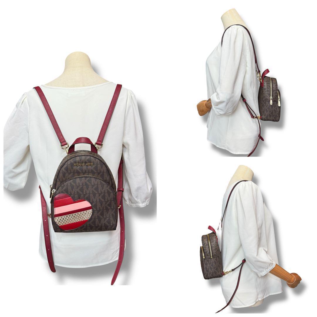 《入手困難》マイケルコース リュック バックパック 2way レザー ハート