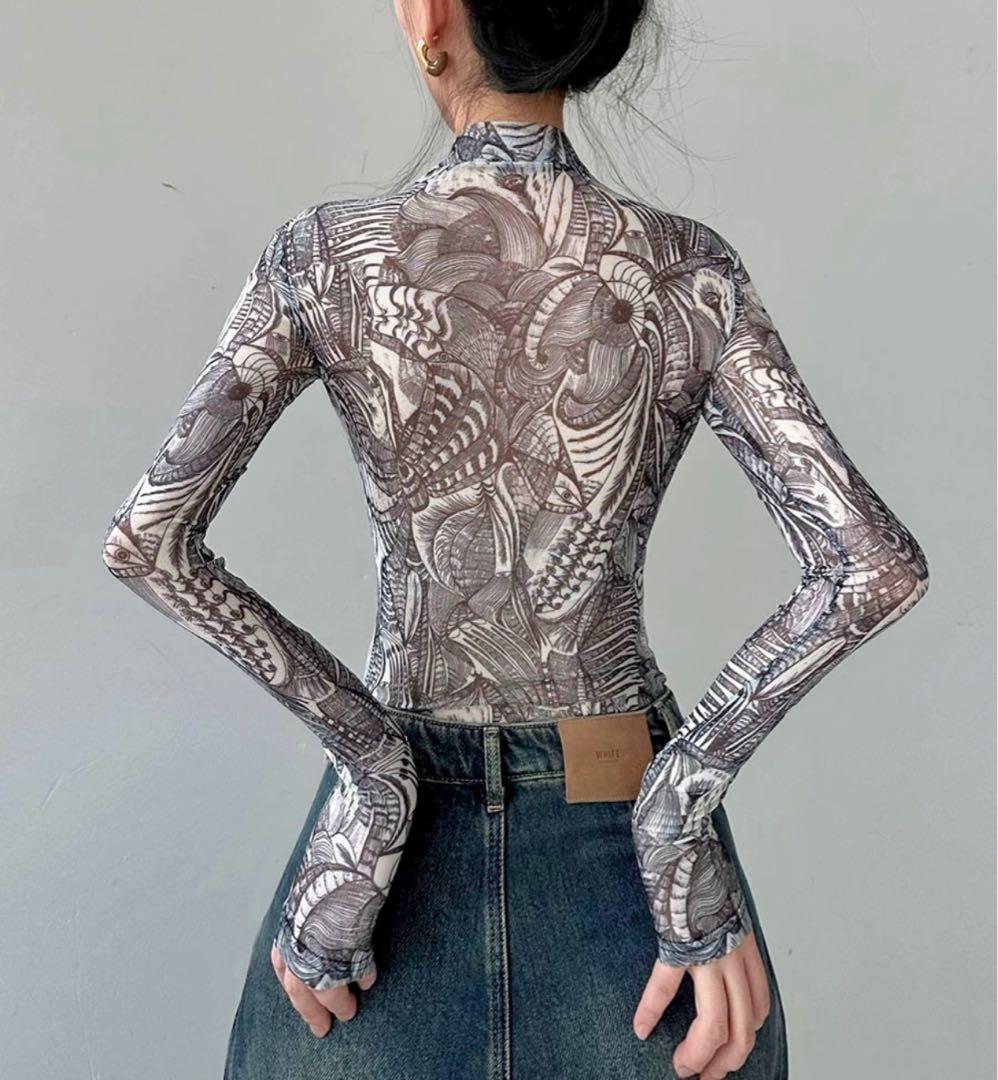 新品未使用】タトゥートップス セカンドスキン - メルカリ