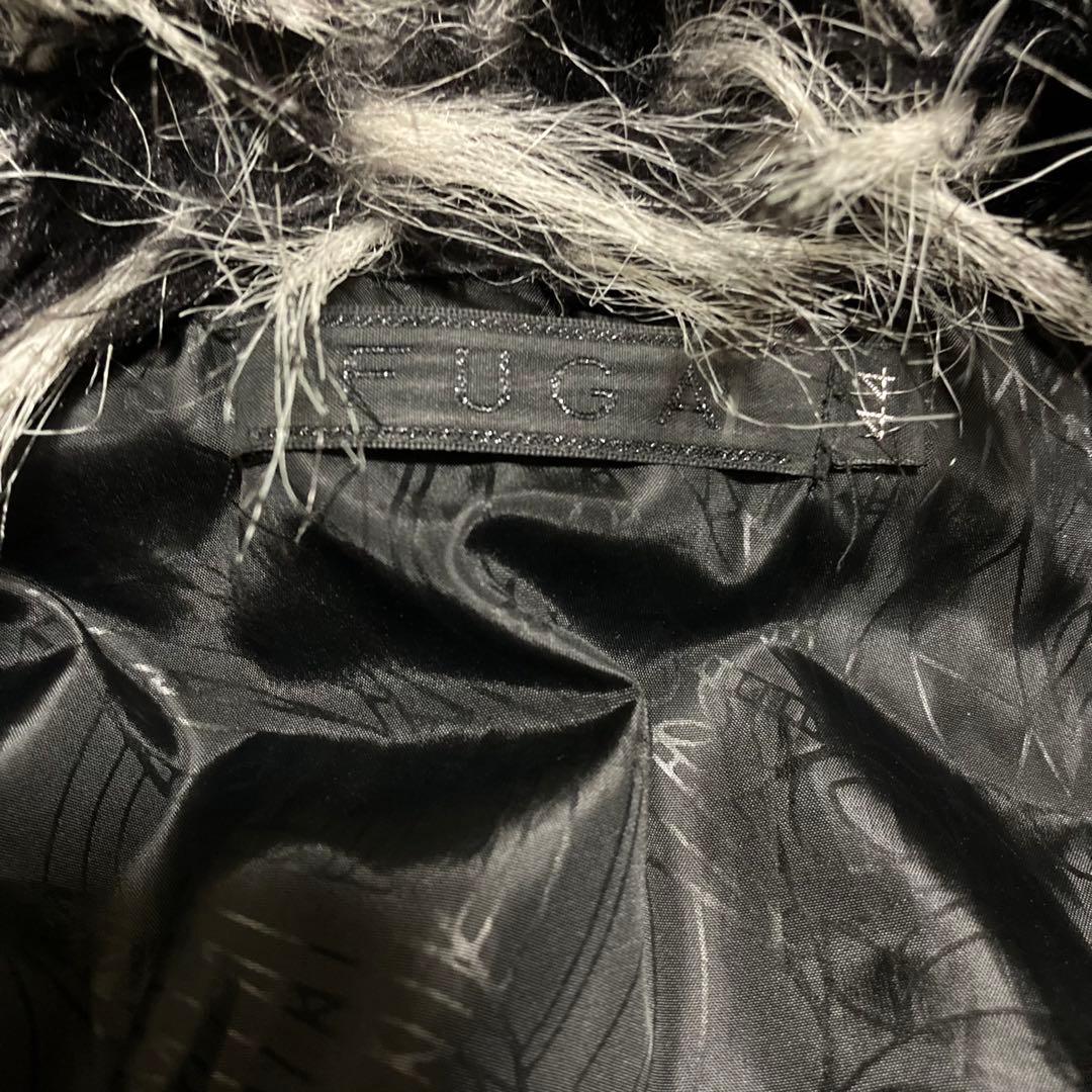 00s archive FUGA ファー ライダースジャケット 44 美品 - メルカリ