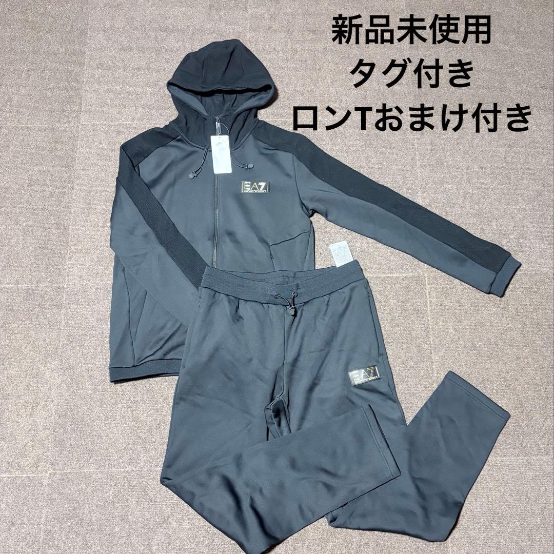 EA7 Emporio Armani フード付きスウェット　セットアップ EA7 EMPORIO ARMANI エアセッテ エンポリオアルマーニ セットアップ