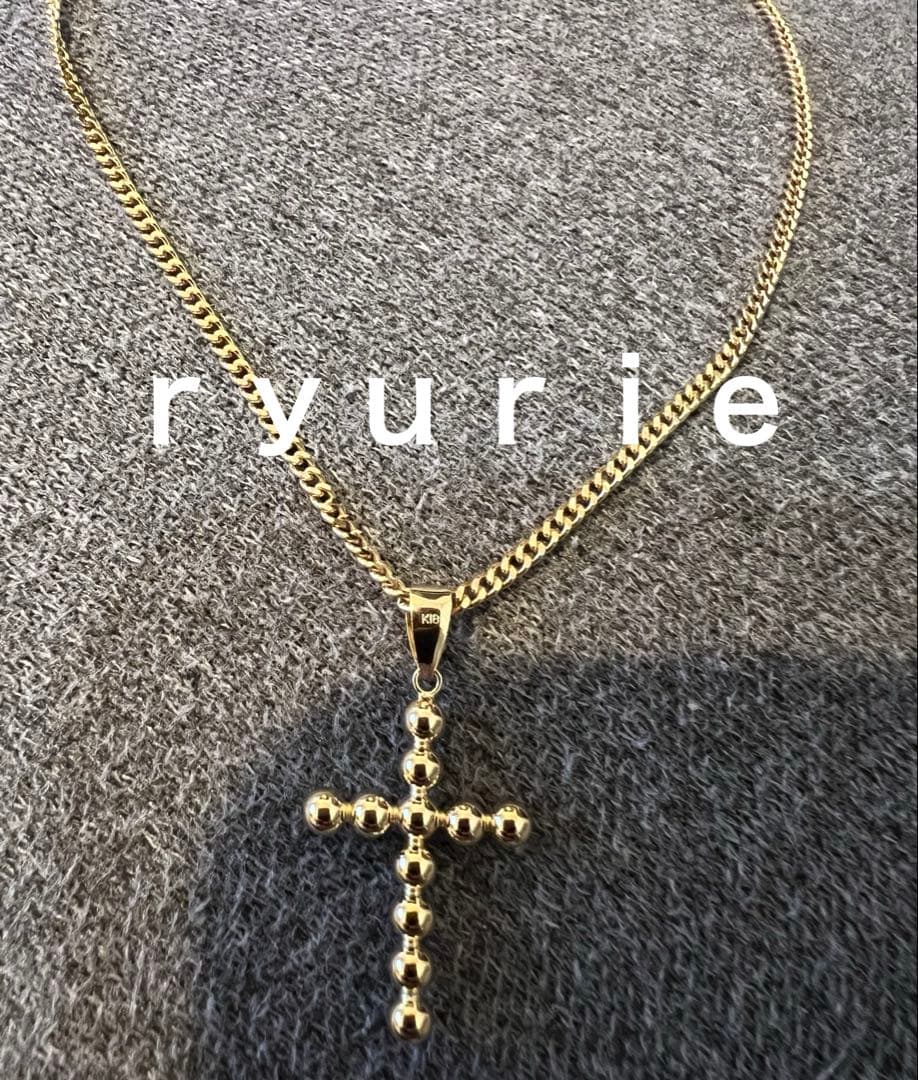 18金K18ペンダントタップ クルス ユニセックス チャーム - メルカリ