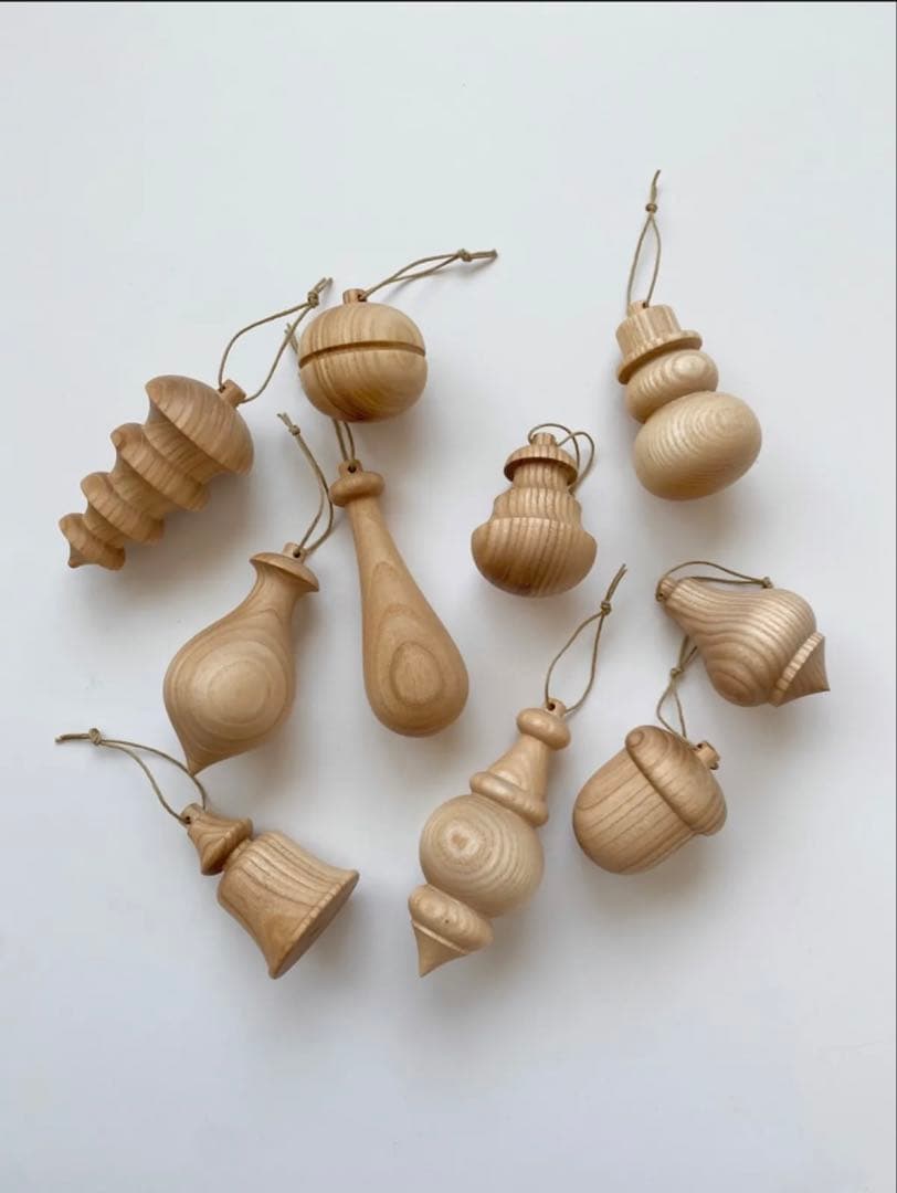 残り5セット⭐︎ lemi toys 木製オーナメント 10点セット - メルカリ