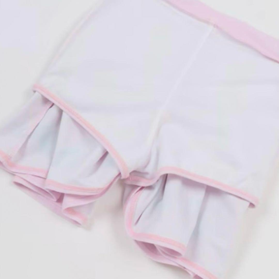 メゾピアノ 【SWIM】シェルロゴ セーラーカラー セパレート水着 120