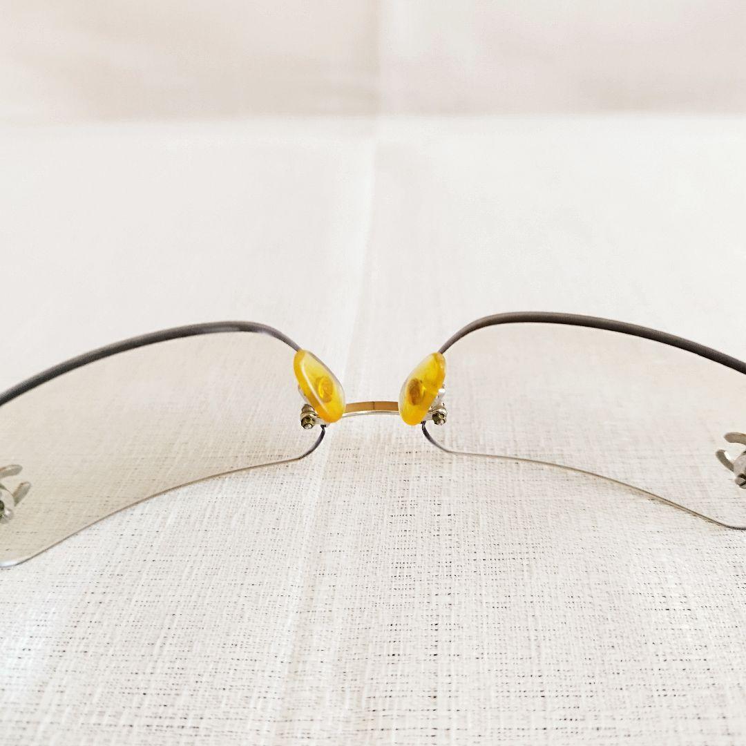 シャネル サングラス 4017-D ツーポイント リムレス ココマーク