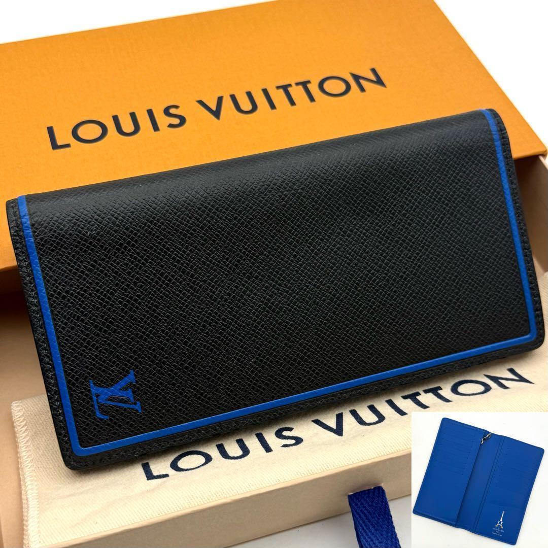 【極上美品】ルイヴィトン タイガ ポルトフォイユ ブラザ 折り財布 ルイヴィトン タイガ ポルトフォイユブラザ 長財布 ブラック｜Yahoo