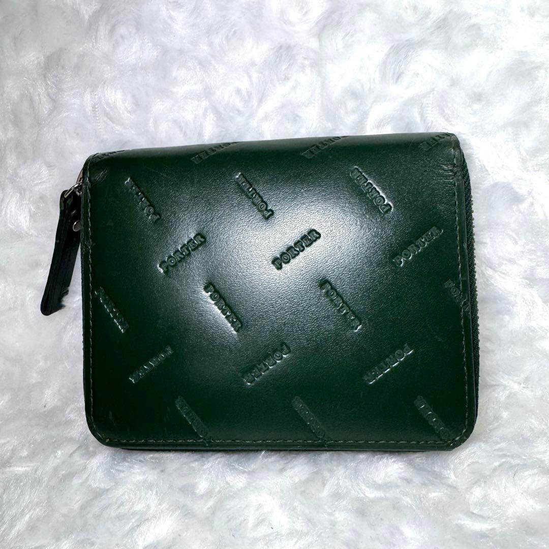 PORTER ENCHASE WALLET グリーン