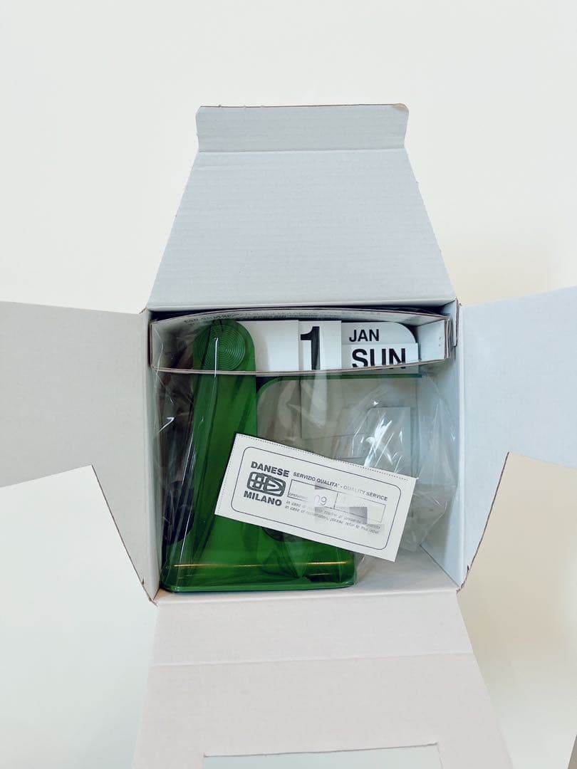 DANESE ダネーゼ 万年カレンダー ティモールグリーン 復刻 未使用 正規