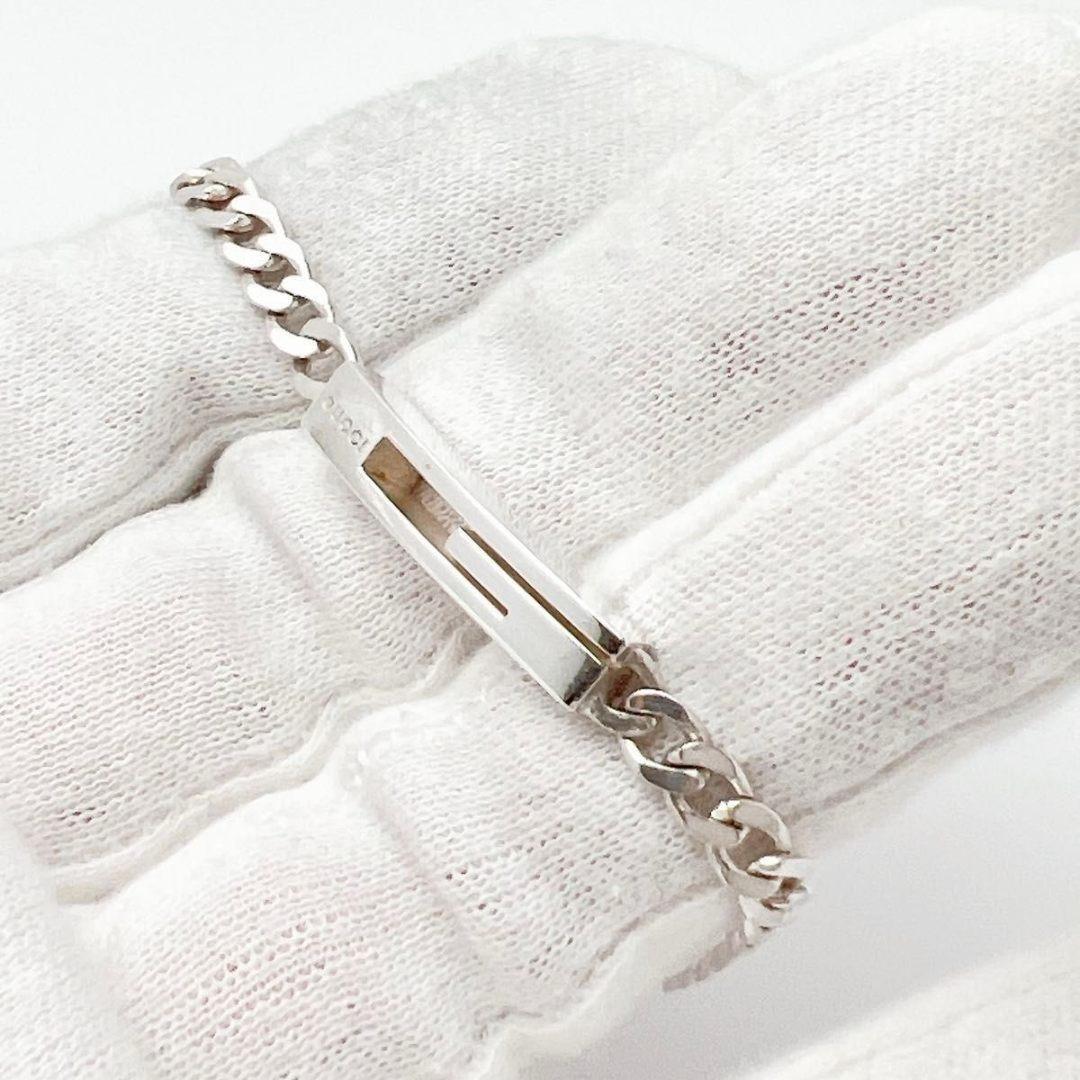 極美品 グッチ GUCCI 925 ブレスレット シルバー OT664 - メルカリ