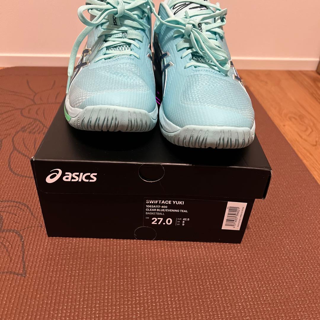 ASICS SWIFTFACE YUKI 27.0cm グラデーションティール