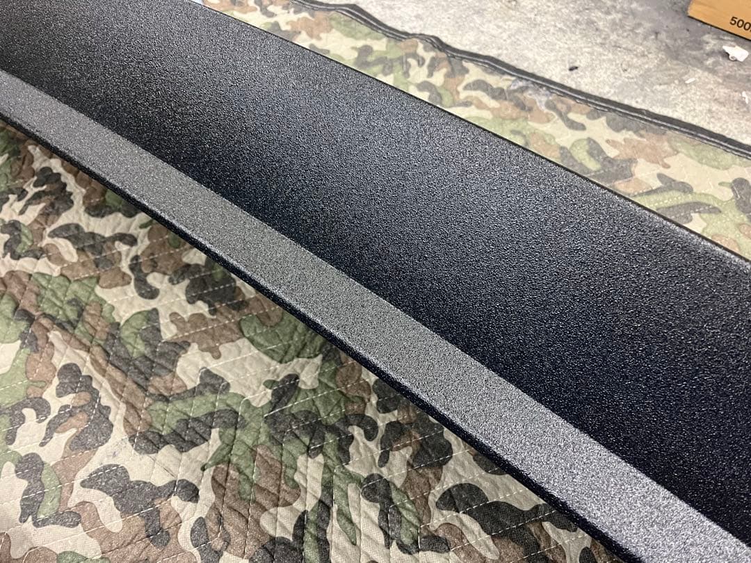 MatsuShin様新型デリカD5 後期 アンダーカバー、バンパー ラプター塗装