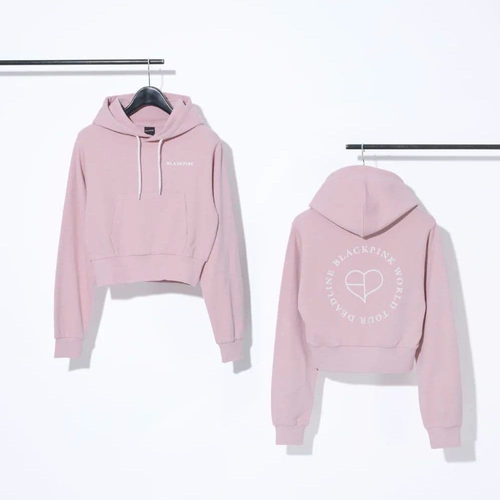 Blackpink deadline プルオーバーフーディー ショートサイズ