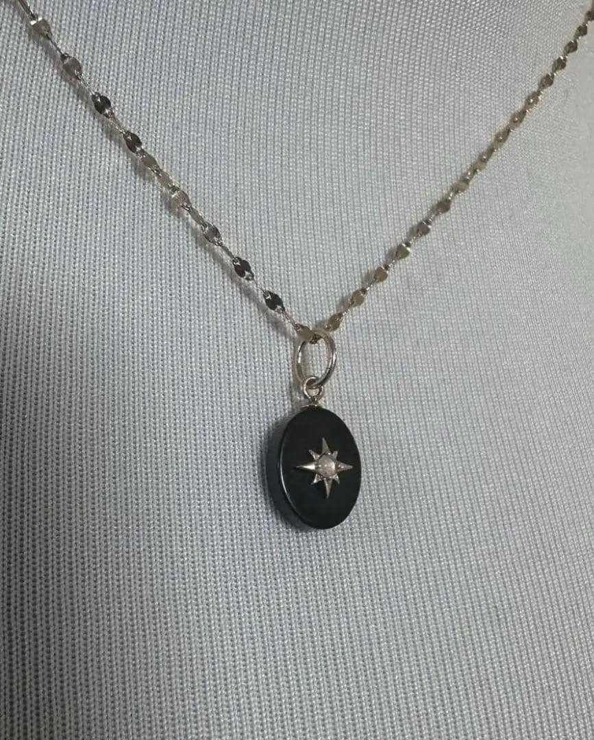 agete アガット K10 チャーム オニキス オパール 販売証明書付き