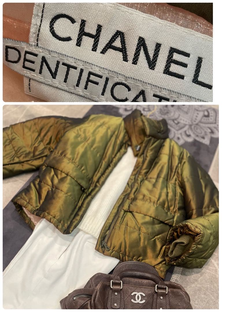 CHANEL ダウンジャケット40 silk 100% オーバーサイズ CHANEL（ダウンジャケット）のフリマアイテム一覧