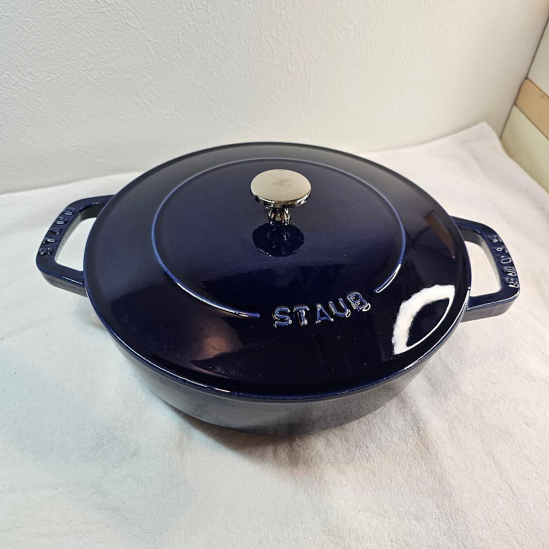 STAUB ストウブ ブレイザー・ソテーパン24cm ブルーすき焼き鍋 楽天市場】【生涯保証】【日本正規品】ストウブ staub ブレイザー