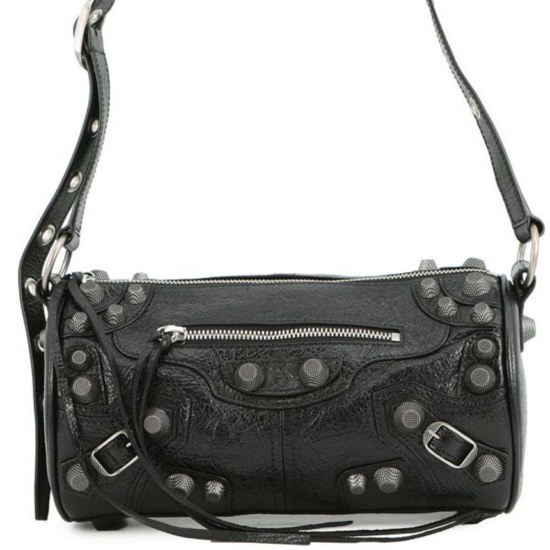 バレンシアガ ルカゴール シリンダーバッグ BALENCIAGA Le Cagole Cylinder Bag Black バレンシアガ ル・カゴール