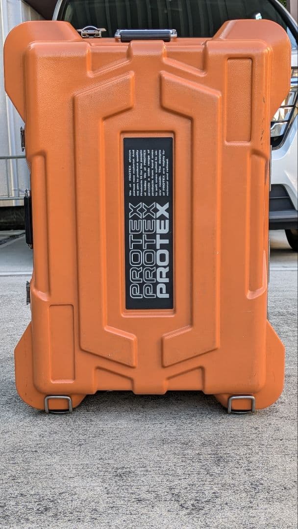 CR-7000 PROTEXプロテックス　コンテナ　オレンジ 業界シェアNo.1＞容量106LプロスペックキャリーコンテナCR-7000