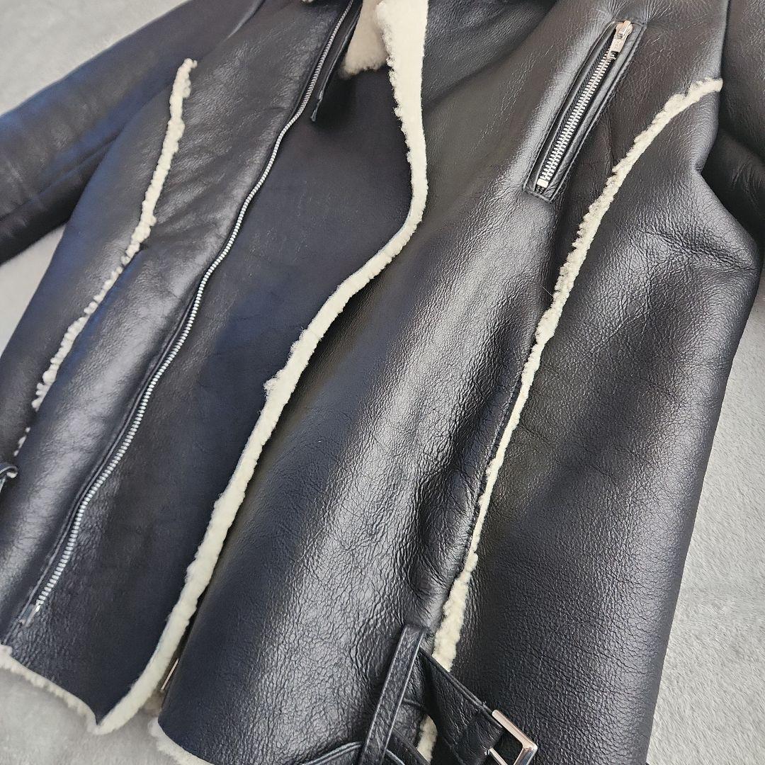 定価10万 Glamb シャトームートンライダースII 黒 サイズ2 - メルカリ