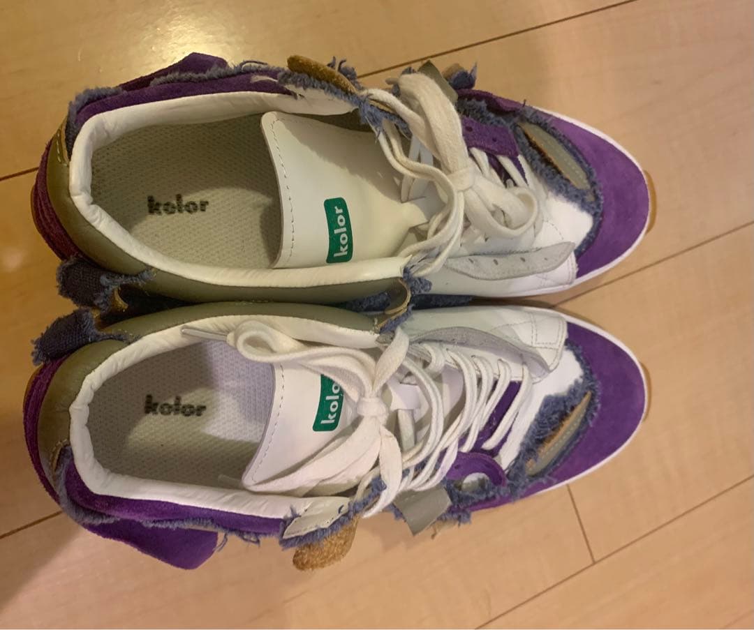 ぱんでぃー kolor 19aw スニーカー　25.5cm
