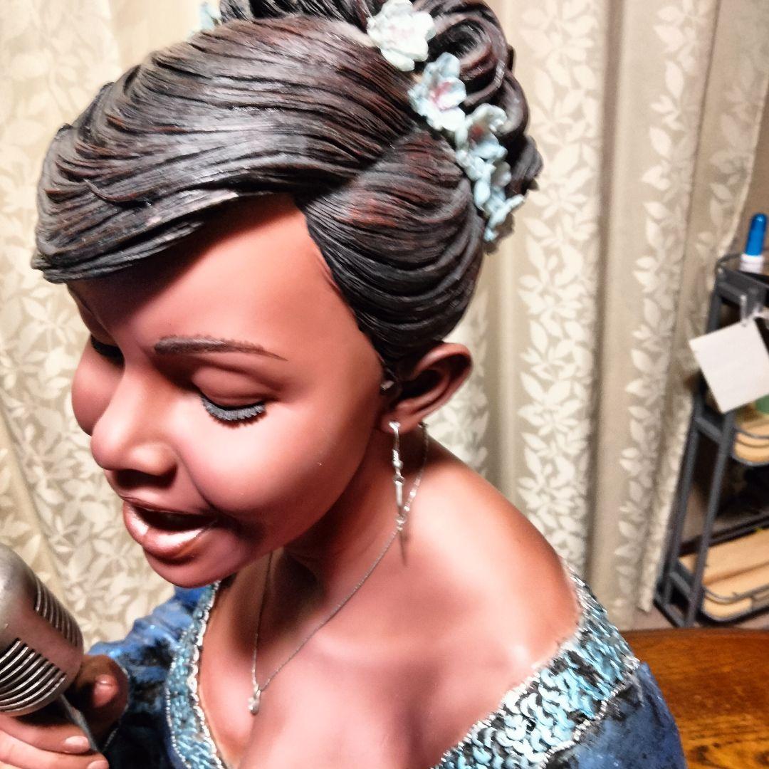 黒人女性ジャズシンガー　リアルフィギュア　レア　希少　素晴らしい　置物