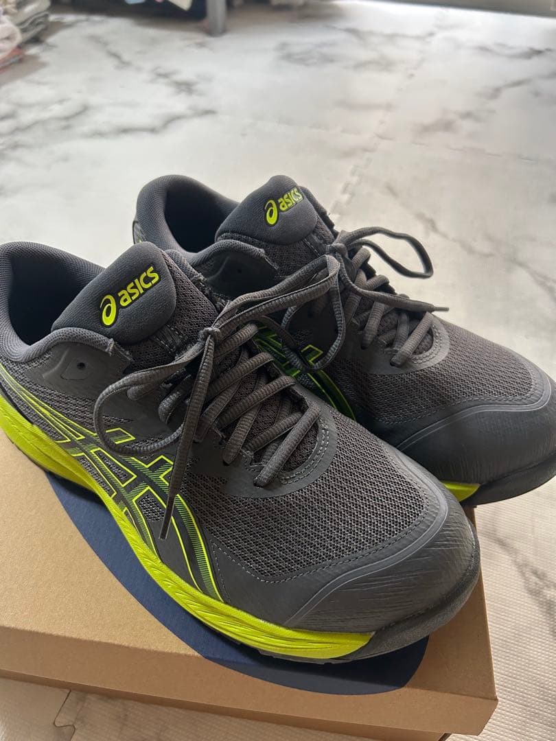 ASICS ウィンジョブ CP220 HS 3E相当 安全靴 グレー/ライム - メルカリ