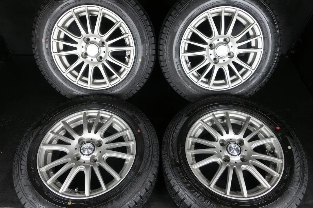 極上9.5分山 2023年製 スタッドレス 165/70R14 アクア ヴィッツ