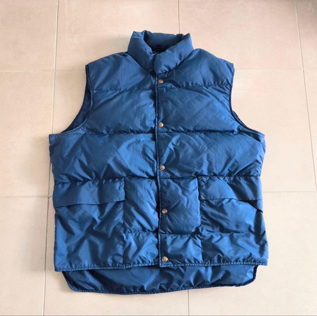 90s L.L.Bean ダウンベスト ブルー VINTAGE アウトドア