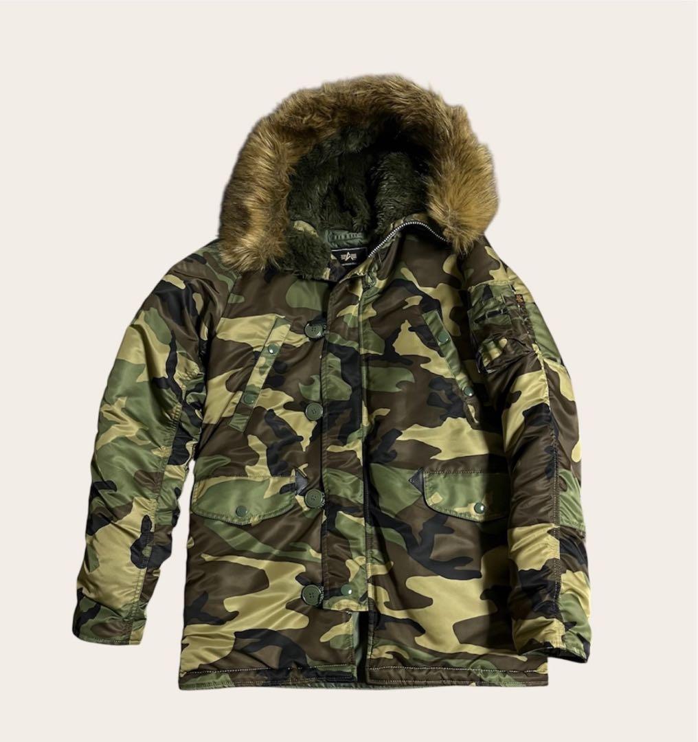 美品　迷彩　N-3B ALPHA INDUSTRIES Sサイズ 楽天市場】アルファ インダストリーズ N-3B ALPHA INDUSTRIES SLIM FIT