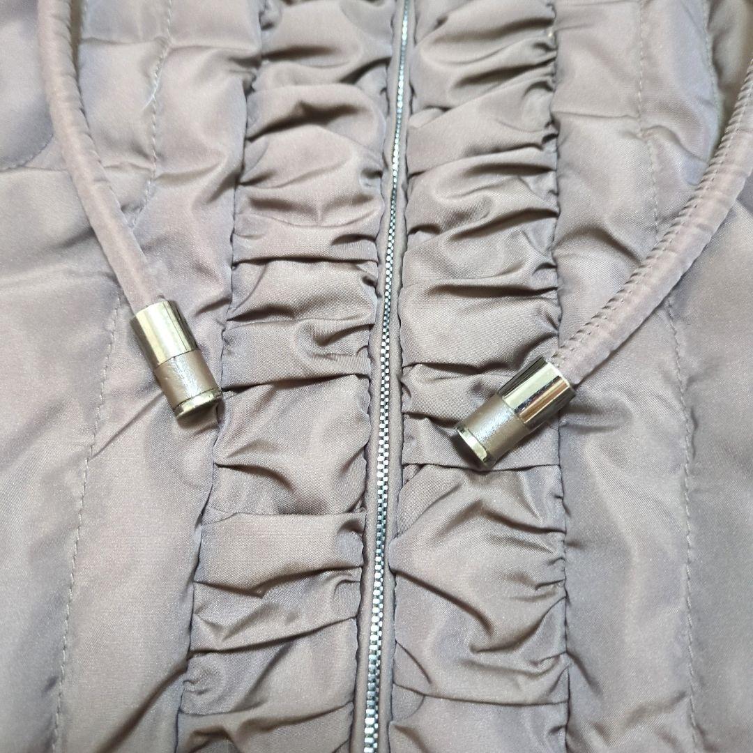 美品 鑑定済】モンクレール AMANDA ロングダウン サイズ1 ブラウン