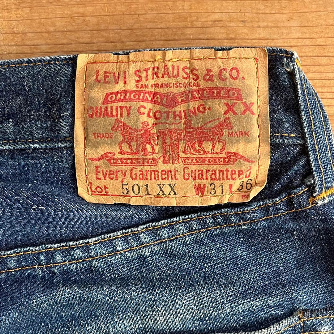 色落ち激渋 90s Levi's501XX 1955 赤耳 555 ハチノス極上 - メルカリ