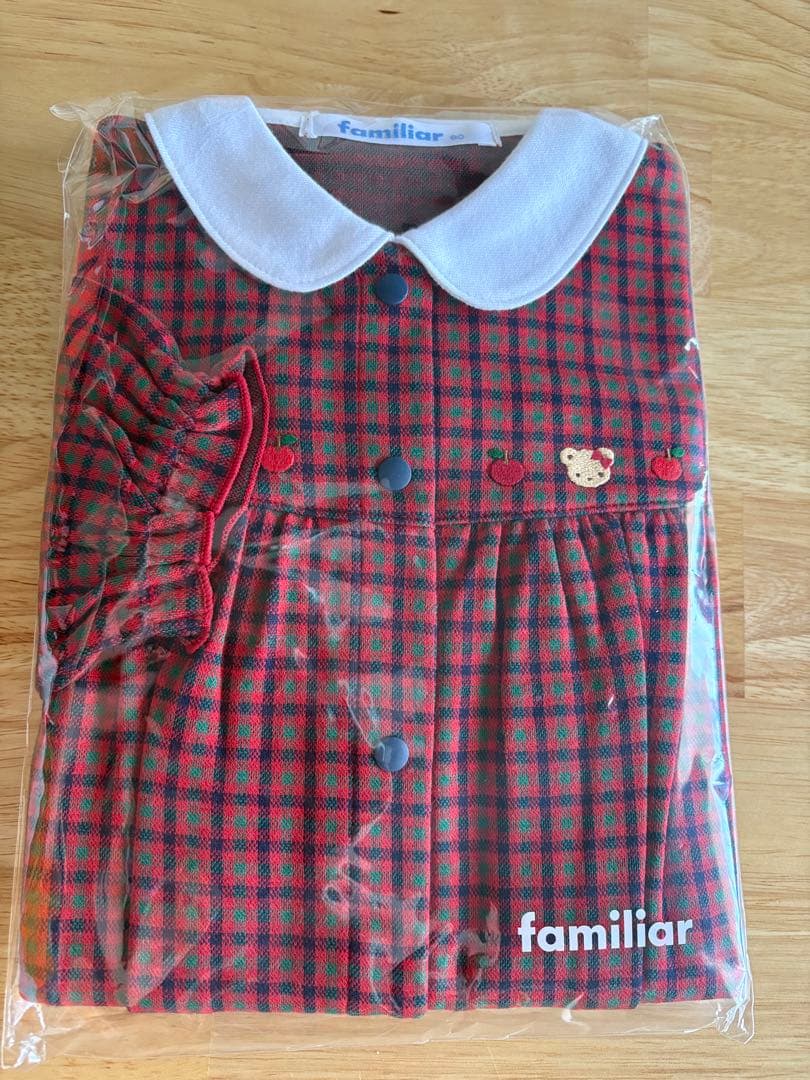 familiarチェック柄ロンパース 袖付ロンパス | ファミリア公式サイト