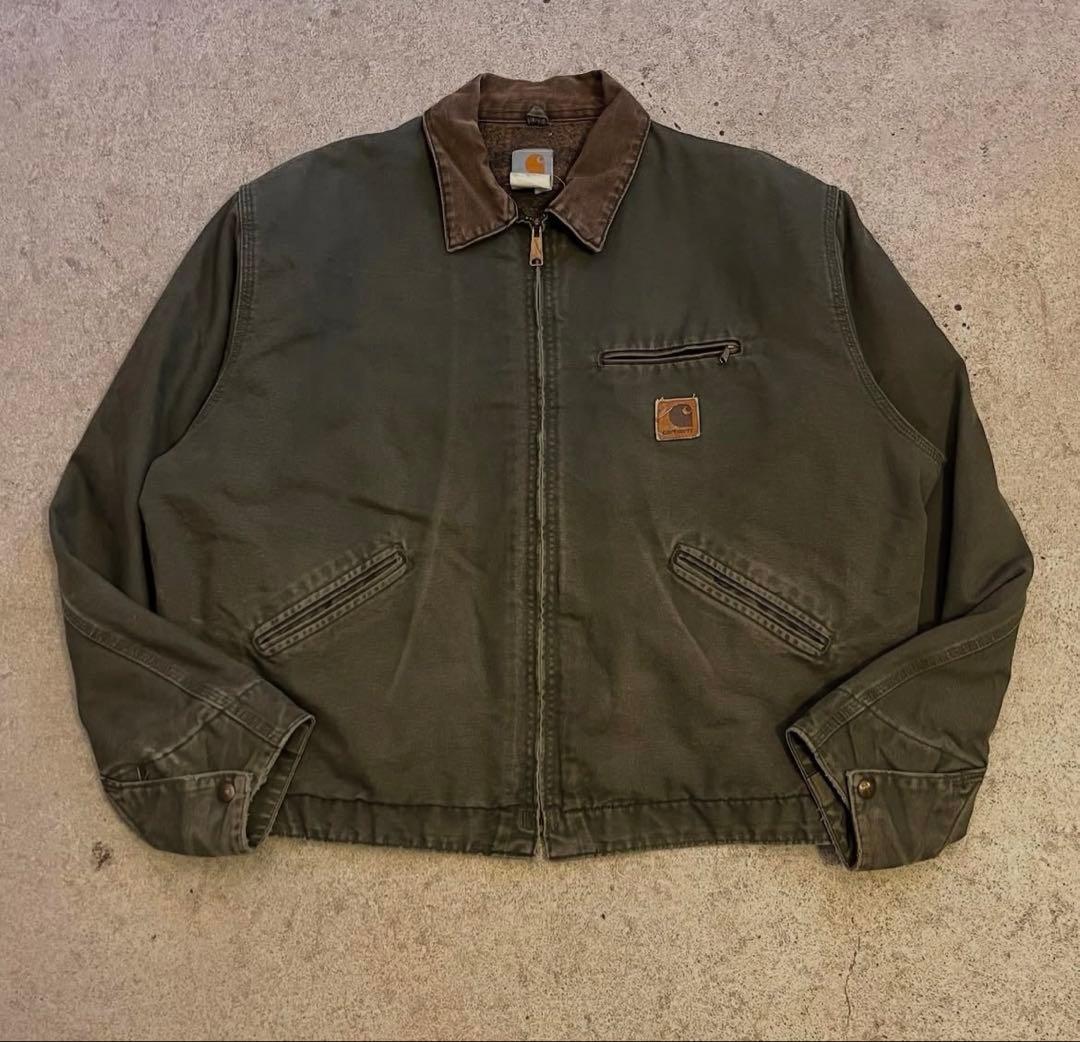 希少 カーハート デトロイトジャケット MOS - メルカリ