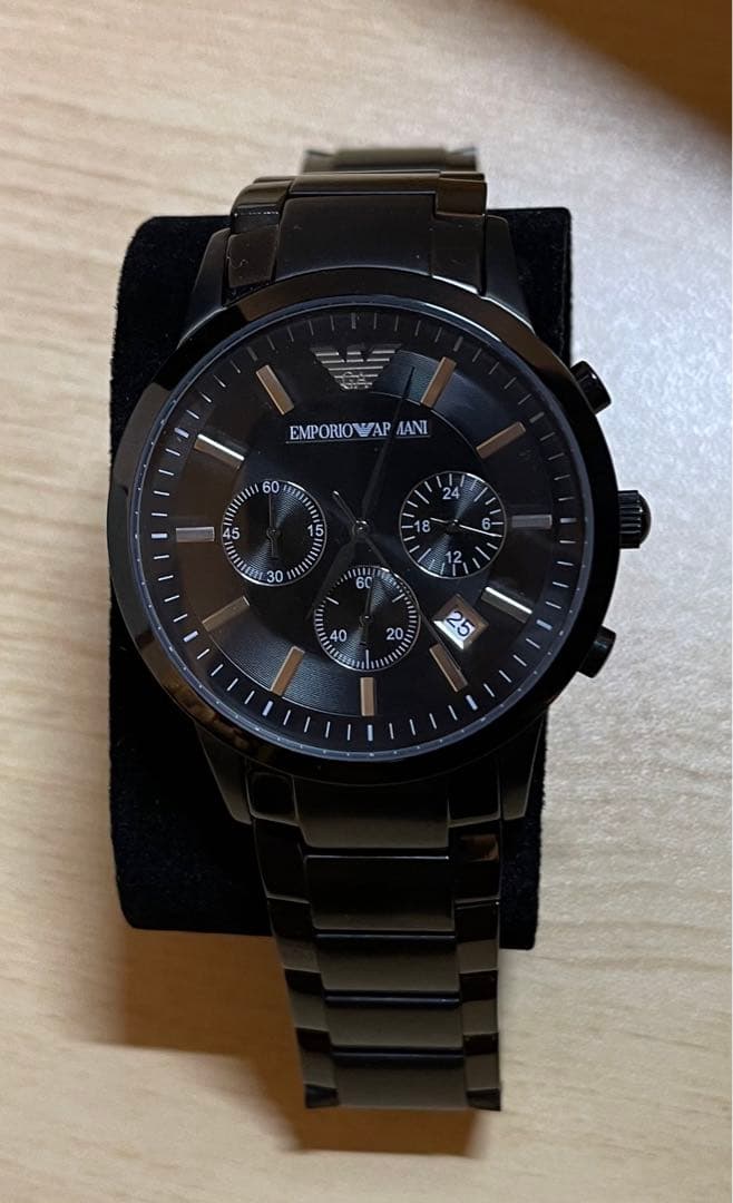 エンポリオ・アルマーニ メンズ腕時計 クラシック クロノグラフ AR2453