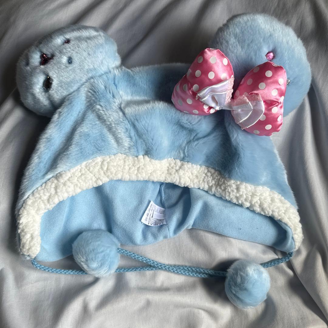 最終値下げ※ ミニー ファンキャップ 水色 ディズニー - メルカリ