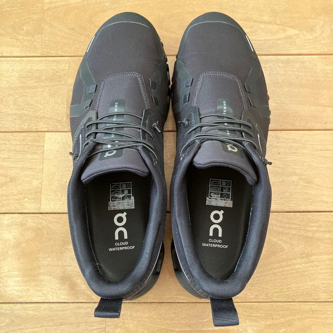 オン　On Cloud six wp Waterproof ブラック スニーカー On（オン） 爆買 スニーカー クラウド6 wp メンズ On Cloud6 WP