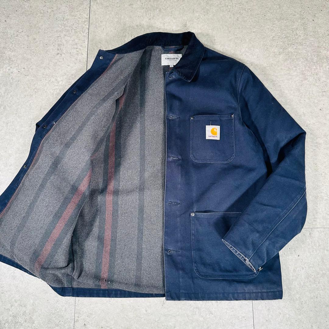 カーハートWIP ミシガンコート カバーオール 襟コーデュロイ