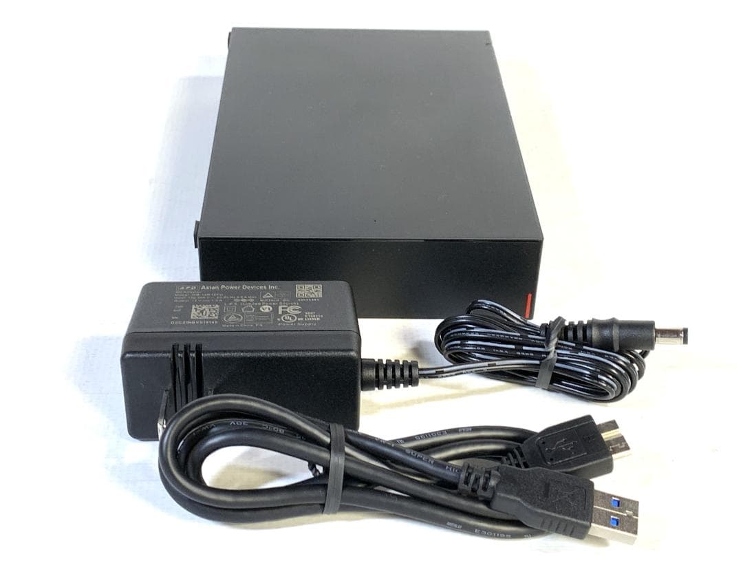 BUFFALO 4.0TB USB3.2 外付けHDD HD-LE4U3 良品