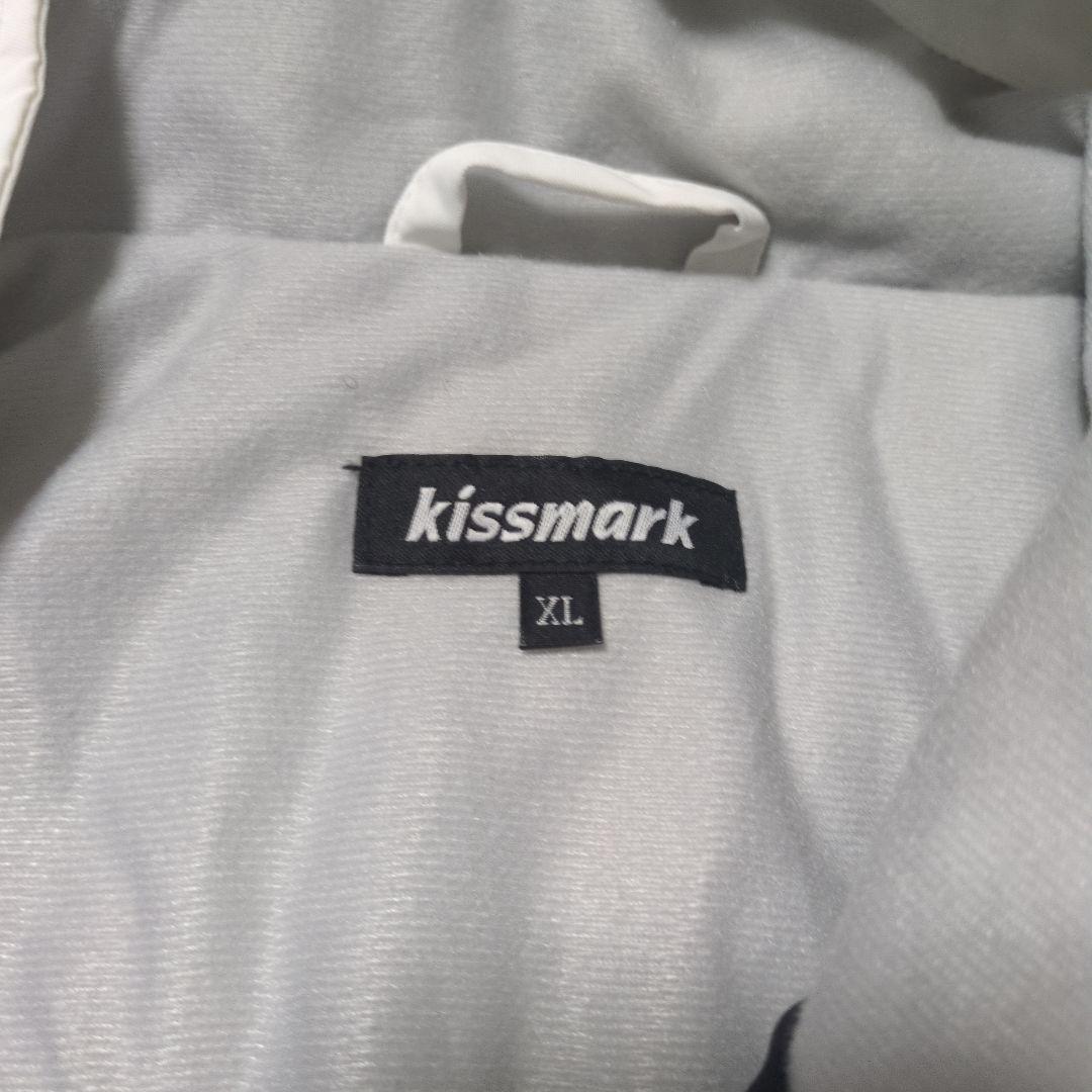 1回着 2024モデル kissmark スノボウェア 白 黒 L 上下セット - メルカリ