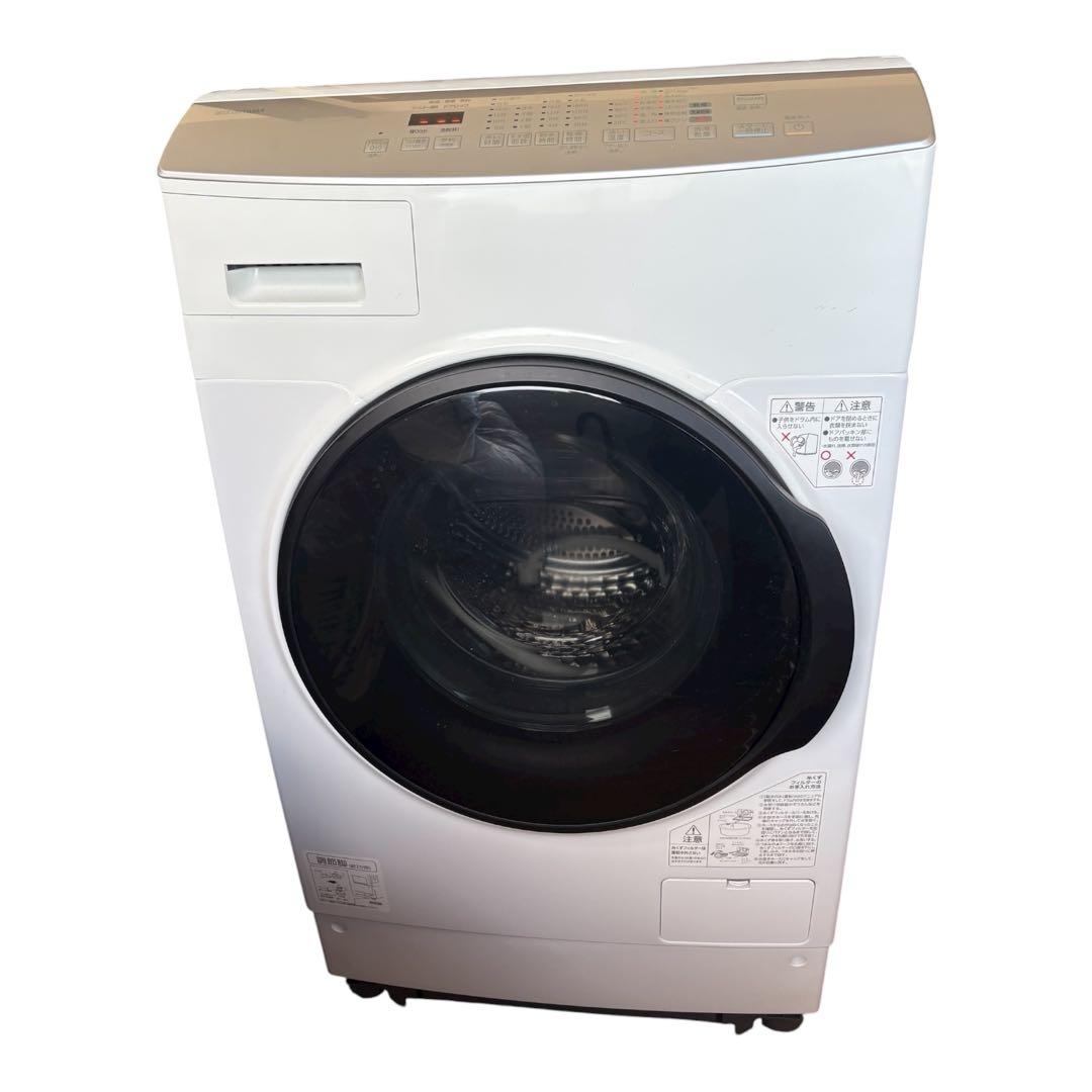 ドラム式洗濯機乾燥機付 8kg 洗剤自動投入 FLK842Z-W 2024年製 IRIS OHYAMA（アイリスオーヤマ） 洗濯機 ドラム式 乾燥機付き 8kg