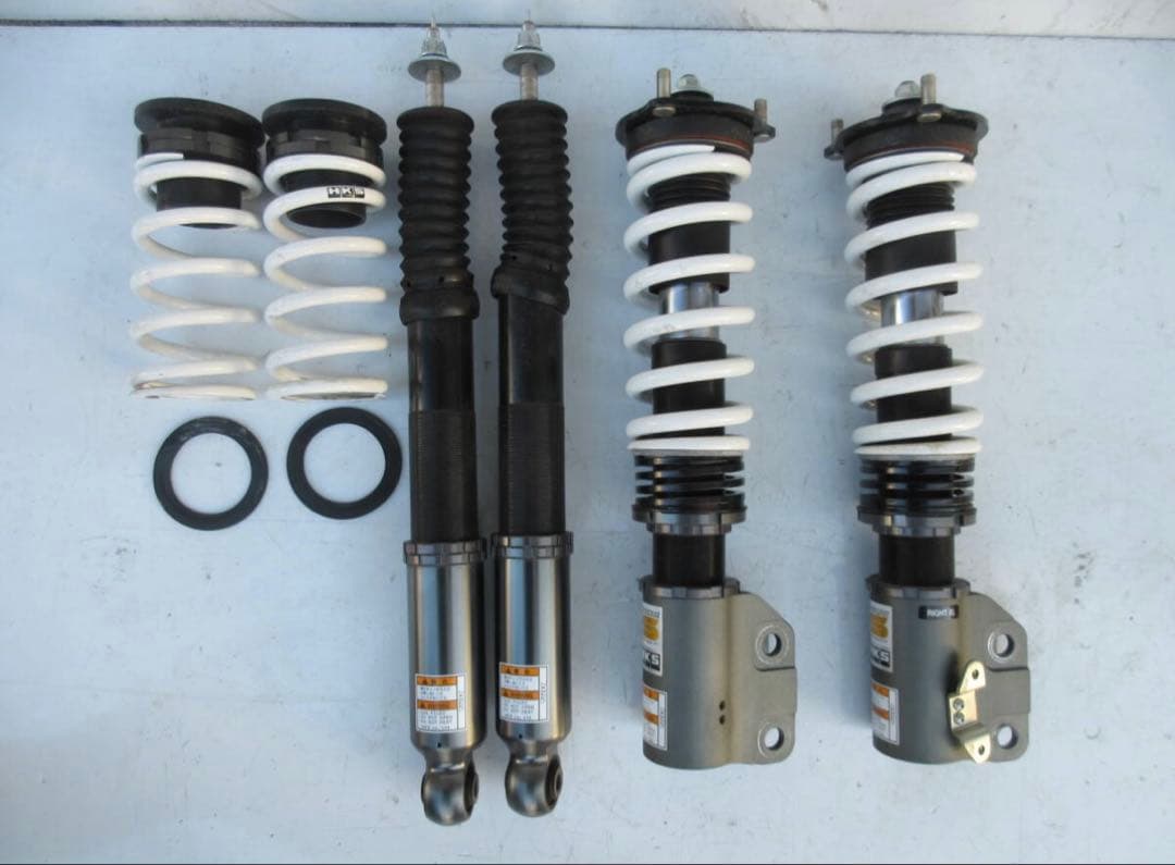 FD2 シビックタイプR HKS ハイパーマックスS 車高調　付属品一式 HKS（エッチケーエス） HKSハイパーマックスR車高調整キット前後セット