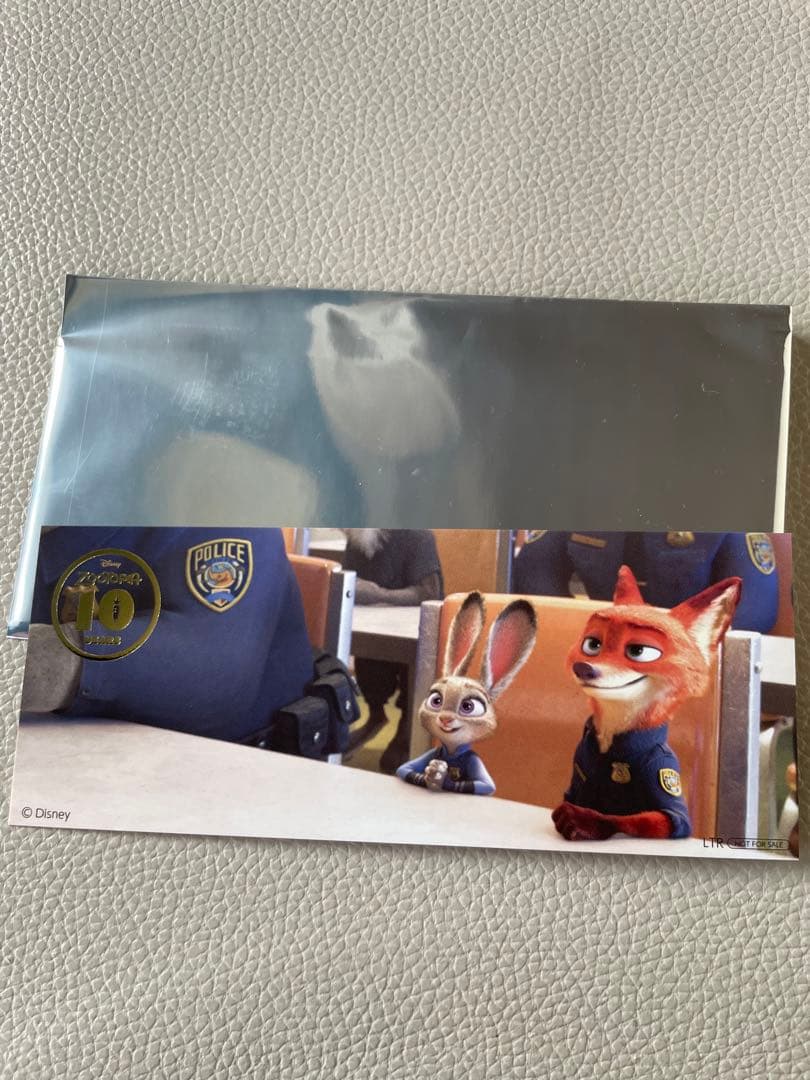 ズートピア カフェ 特典 箔押しカード ニック ジュディ - Mercari