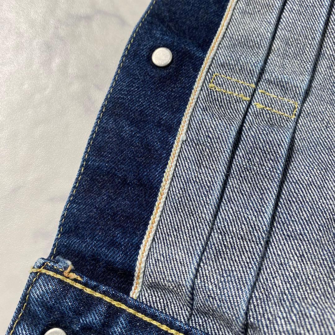 美品】ドゥニーム デニムジャケット 1st セルビッジ 大きいサイズ 42